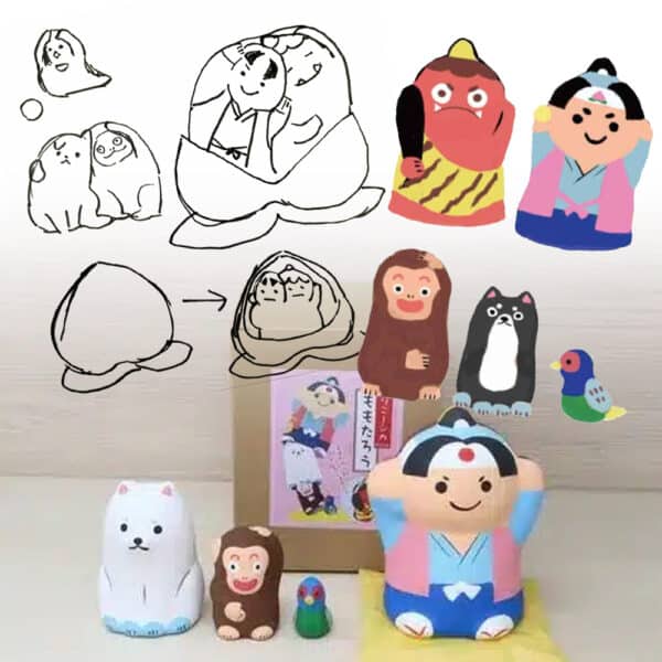 新作はりこーシカ「ももたろう」ができるまで